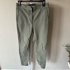 Theory olive green army green pants